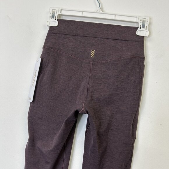 NEW Rhone Heather Revive Pocket Leggings Women’s Size XS Deep Mauve - Picture 8 of 11